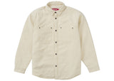 Supreme Faux Shearling Lined Work Shirt Natural - Primary Image