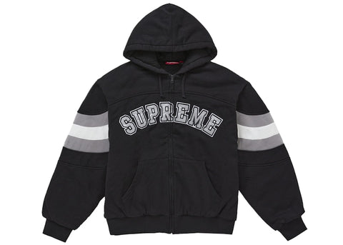Supreme Filled Zip Up Hooded Sweatshirt Black