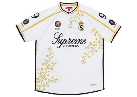 Supreme Floral Soccer Jersey White - Primary Image
