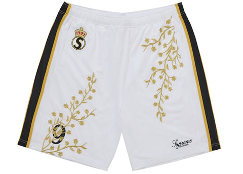 Supreme Floral Soccer Short White - Primary Image