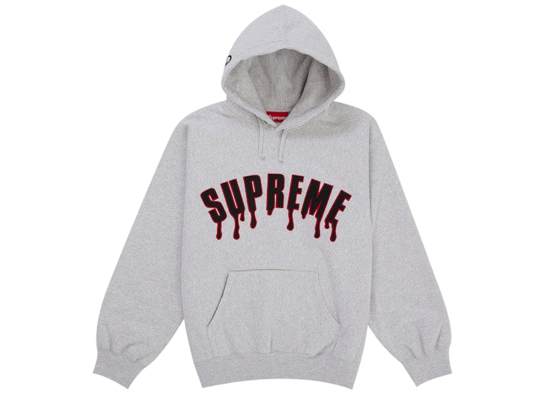 Supreme Ghostface Arc Hooded Sweatshirt Ash Grey