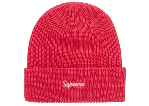 Supreme Loose Gauge Beanie (FW25) Bright Red