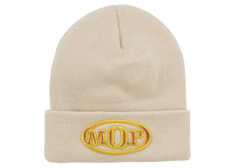 Supreme M.O.P. Beanie Natural - Primary Image