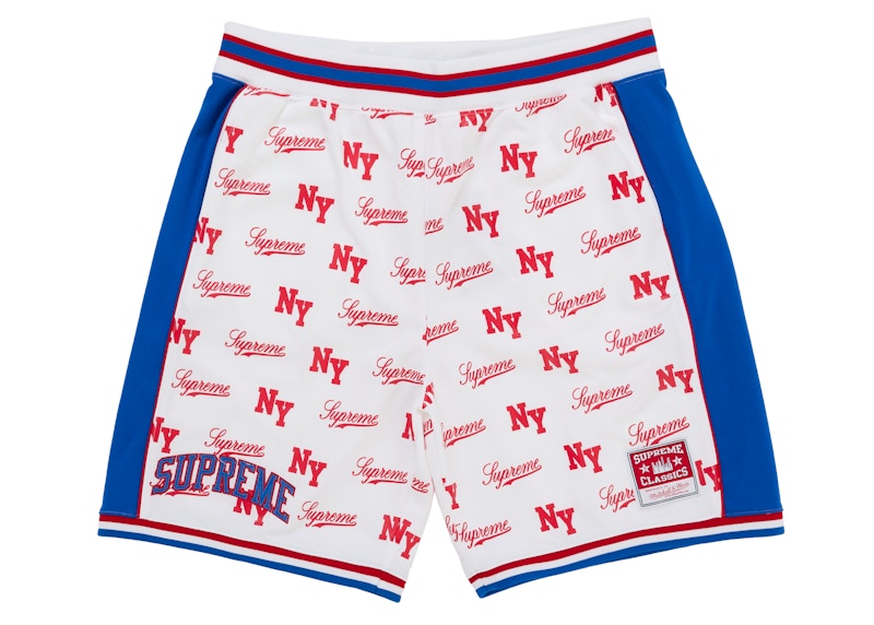 Supreme Mitchell & Ness Monogram Basketball Short White