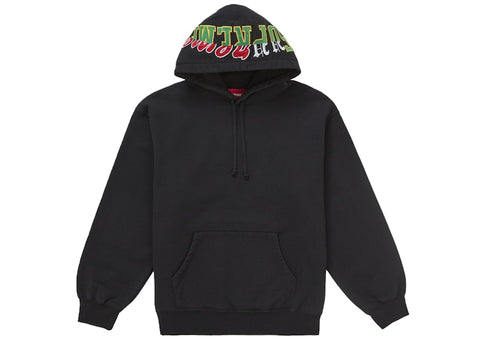 Supreme Multi Logos Hooded Sweatshirt Black - Primary Image