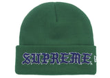 Supreme New Era Old English Beanie Green - Primary Image