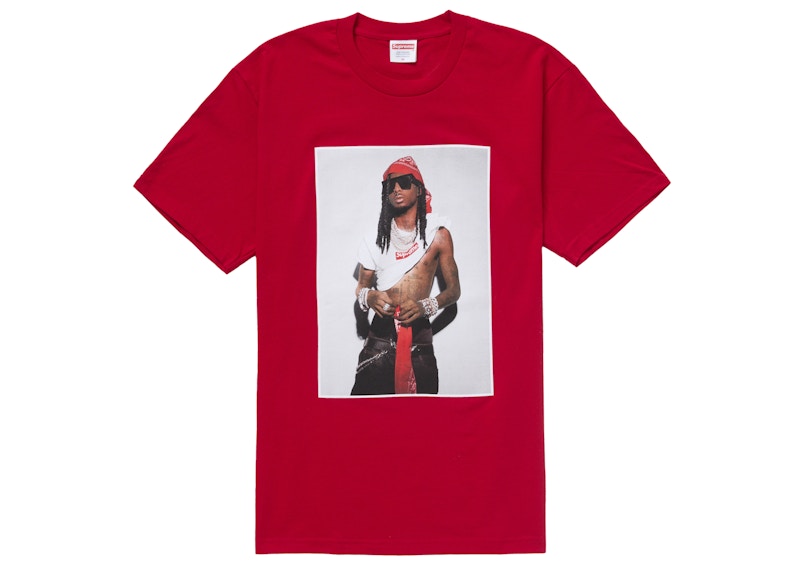 Supreme Playboi Carti Tee Red - Primary Image