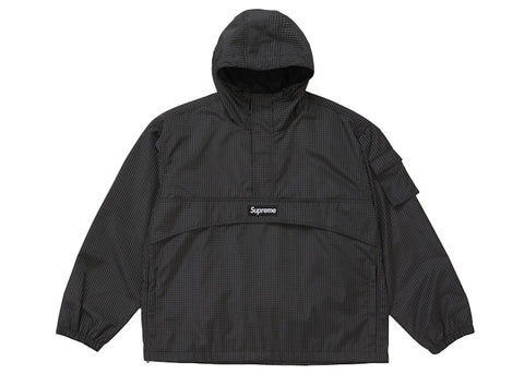Supreme Reflective Ripstop Anorak Black - Primary Image