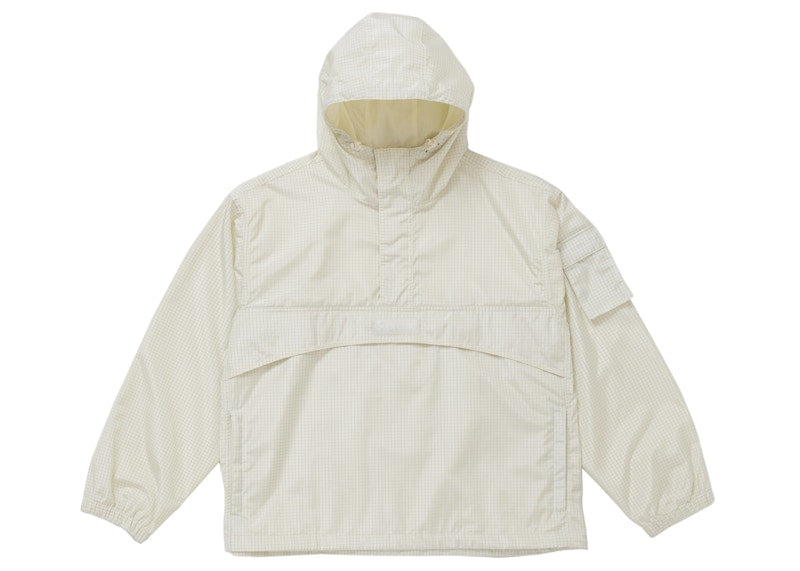 Supreme Reflective Ripstop Anorak White - Primary Image
