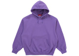 Supreme Satin Appliqué Hooded Sweatshirt (FW25) Violet - Primary Image