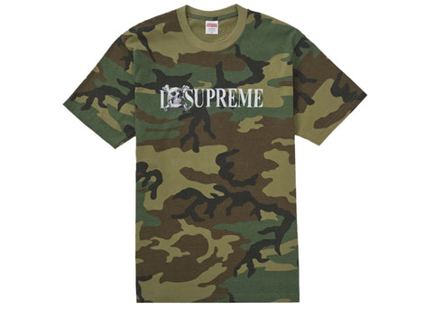 Supreme Skull Tee Woodland Camo - Primary Image