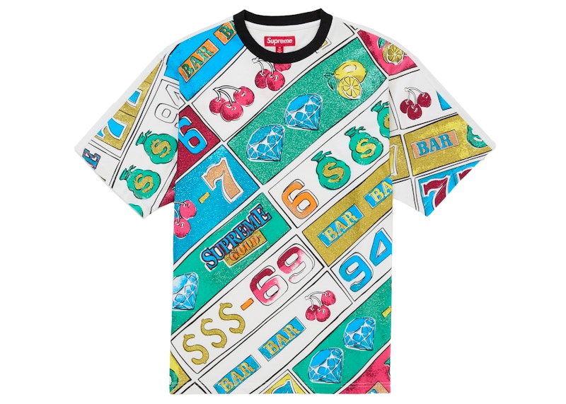 Supreme Slot Machine S/S Top White
