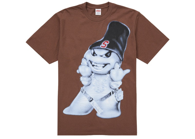 Supreme Snowman Tee Brown - Primary Image