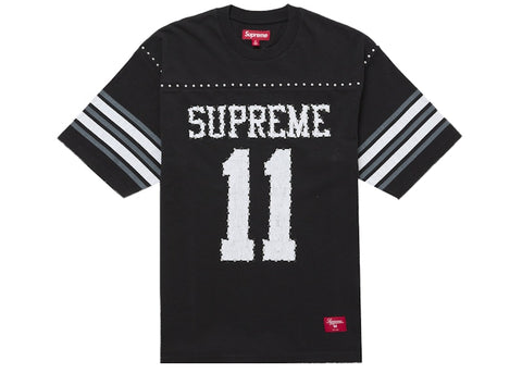 Supreme Studded S/S Football Top Black