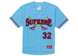 Supreme Swords Baseball Jersey Blue - Primary Image