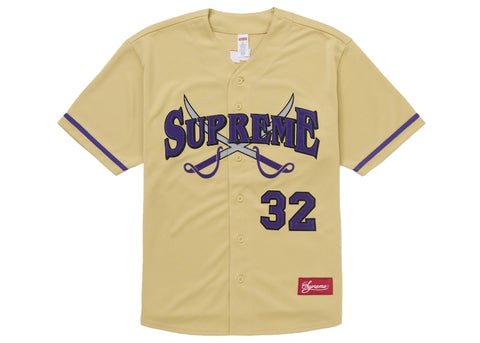 Supreme Swords Baseball Jersey Gold - Primary Image