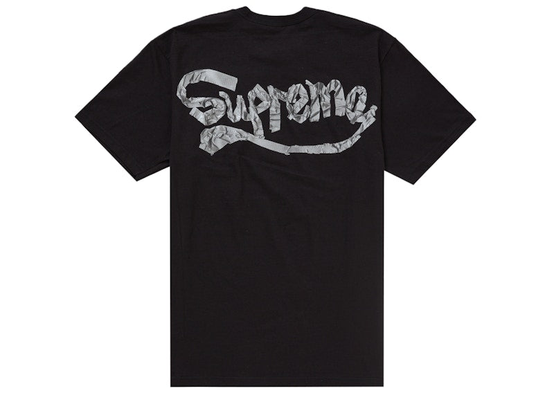 Supreme Tape Tee Black - Primary Image