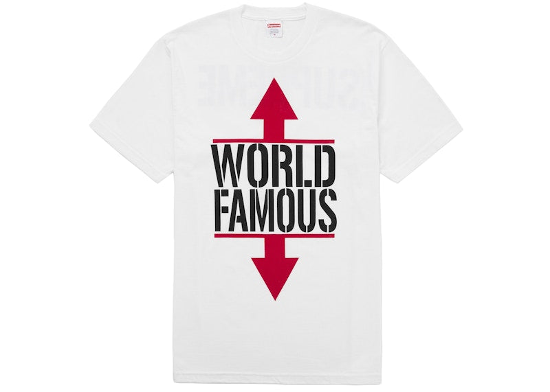 Supreme World Famous Tee White