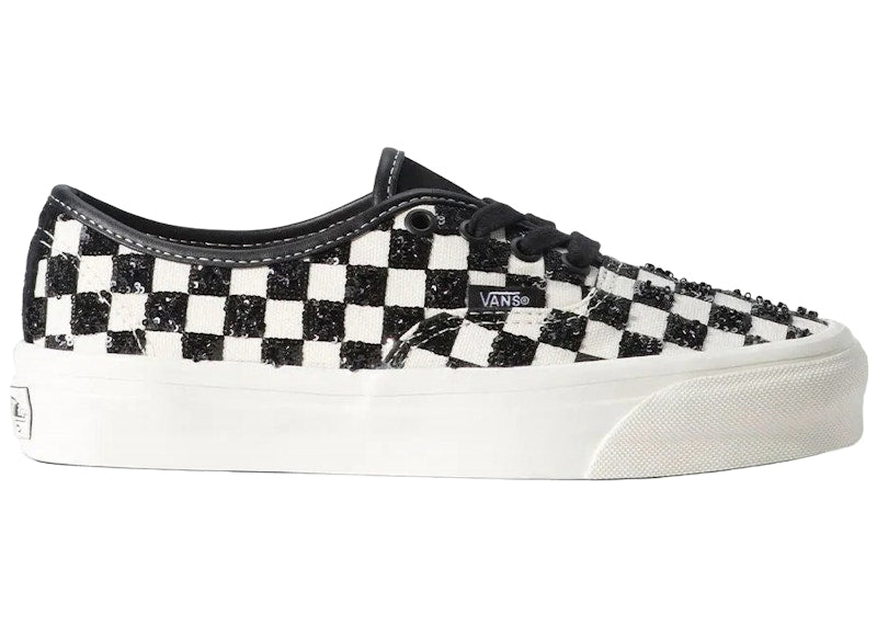 Vans LX Authentic 44 Beaded Checkerboard Black White