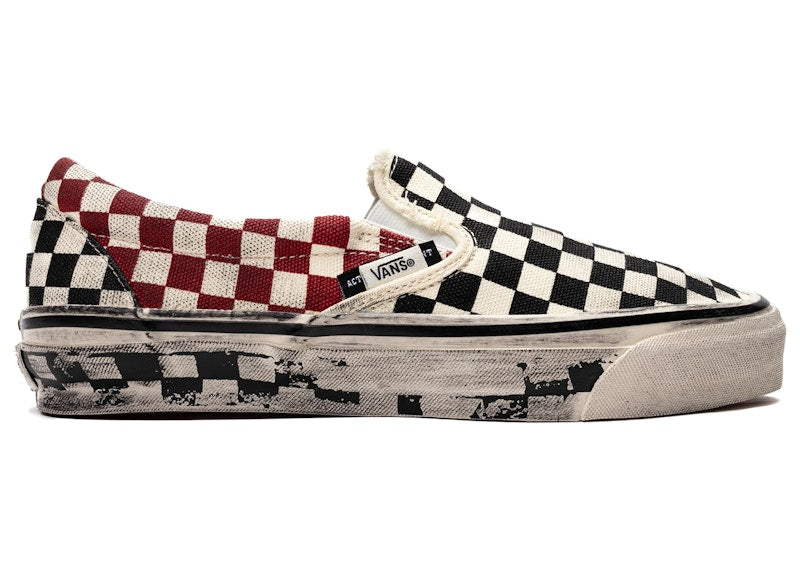 Vans LX Classic Slip-On 98 Act of Disagreement Black Checkerboard
