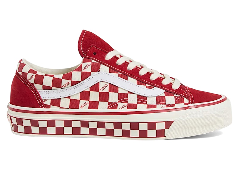 Vans Old Skool 36 Premium Checkerboard Chili Pepper Red