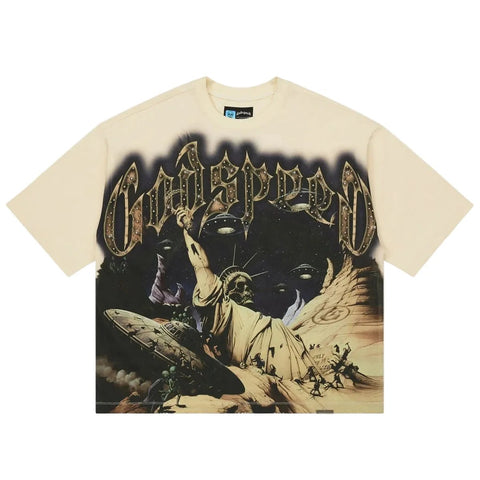 Godspeed Divine Extinction Tee Bone