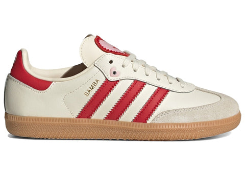 adidas Samba OG Valentine's Day Cream White Scarlet (2026) (GS)