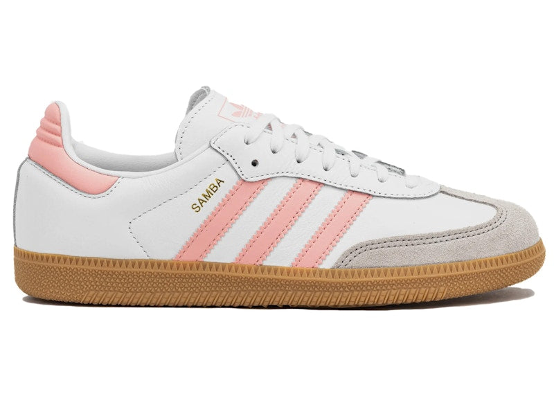 adidas Samba OG White Coral Pink (GS)