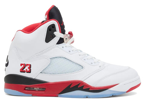 Jordan 5 Retro Fire Red Black Tongue (2025) - Primary Image