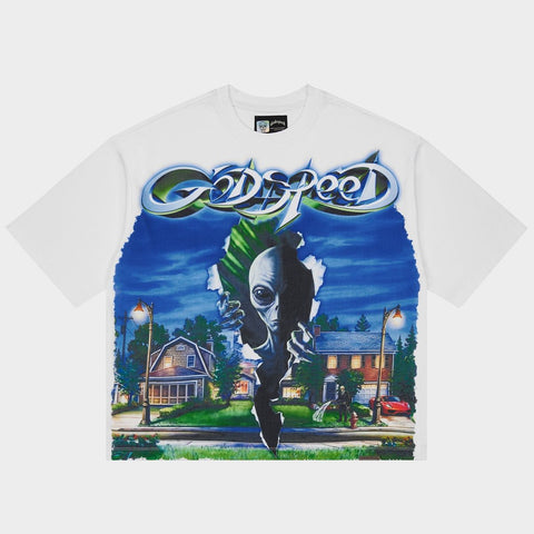 Godspeed Neighborhood Watch T-shirt White