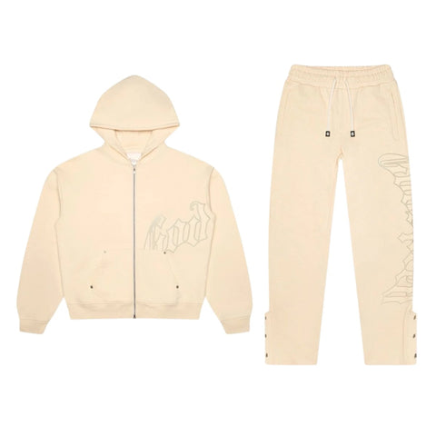 Godspeed OG Logo Sweatsuit Bone Bone