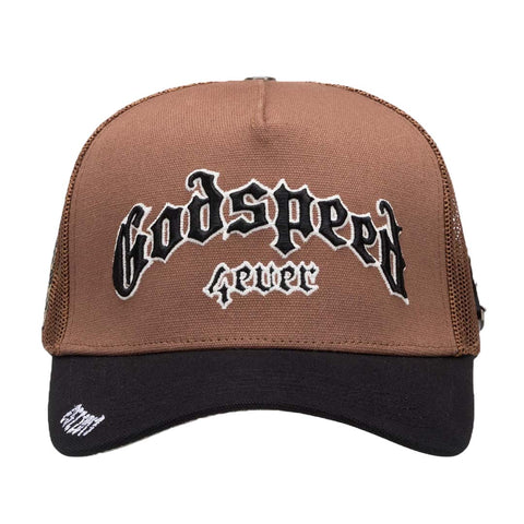 Godspeed Forever Trucker Hat 'Brown'