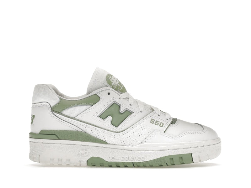 New Balance 550 White Mint Green - Primary Image