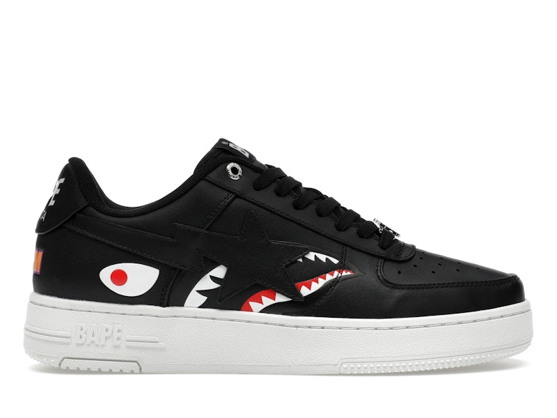 A Bathing Ape Bape Sta Low Shark Pack Black