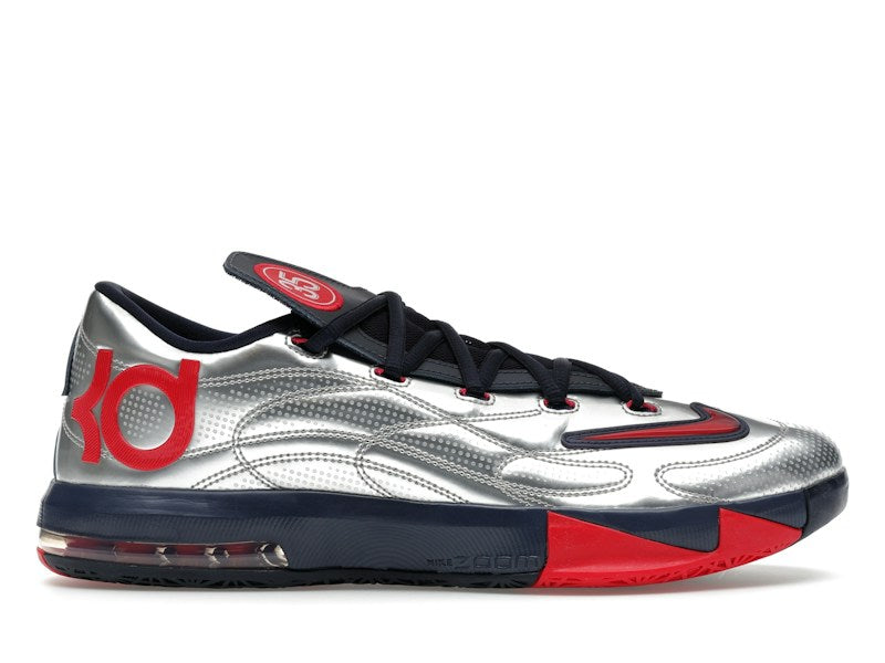 Nike KD 6 PSG Paris Saint-Germain Metallic Silver Navy