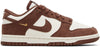 Nike Dunk Low Red Sepia Gold Mini Swoosh (Women's)