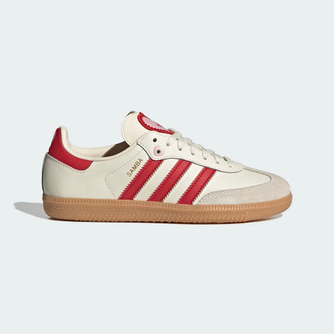 adidas Samba OG Valentine's Day Cream White Scarlet (2026) (GS)